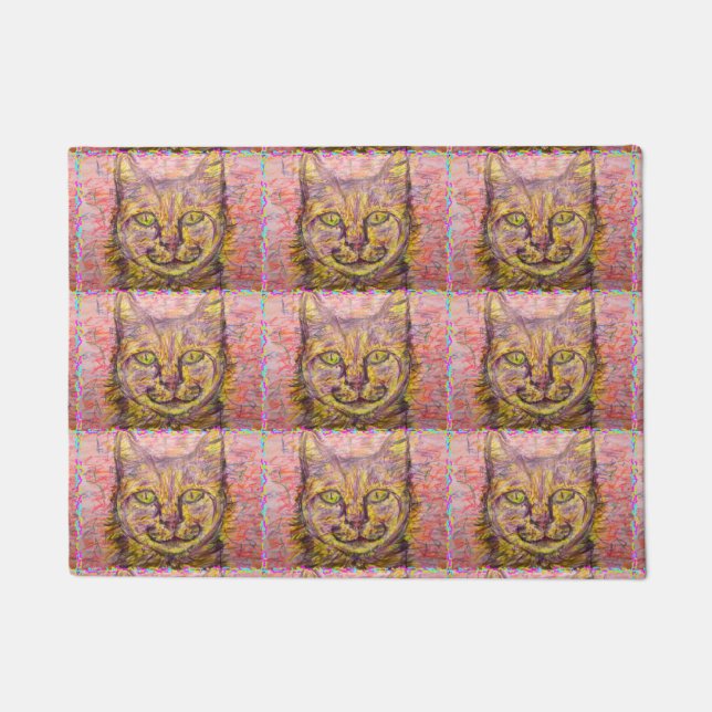 sunny day cat doormat (Front)
