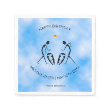 Sunny Day Celebration Silhouette Dancers  Birthday
