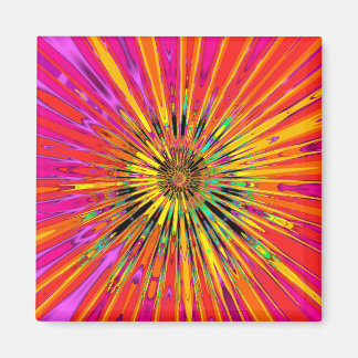 Sunny Day Fractal Magnet