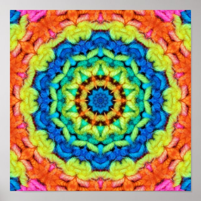 Sunny Day Kaleidoscope Poster (Front)