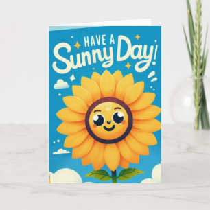 Sunny day Standard, 5" x 7" Folded Greeting Card