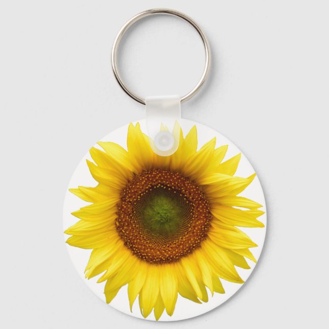 Sunny Day Sunflower Key Chain (Front)