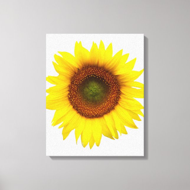 Sunny Day Sunflower Wrapped Canvas Decor (Front)