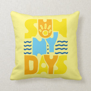 Sunny Days 2 Throw Pillow
