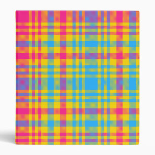 Sunny Days Plaid Binder