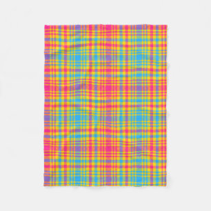 Sunny Days Plaid Fleece Blanket