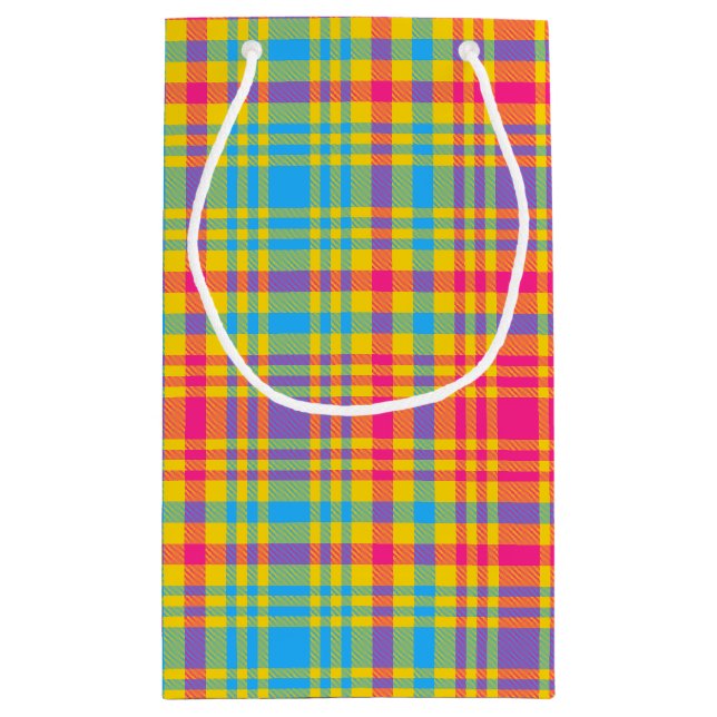 Sunny Days Plaid Gift Bag (Back)