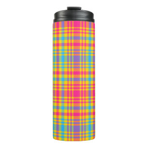 Sunny Days Plaid Thermal Tumbler