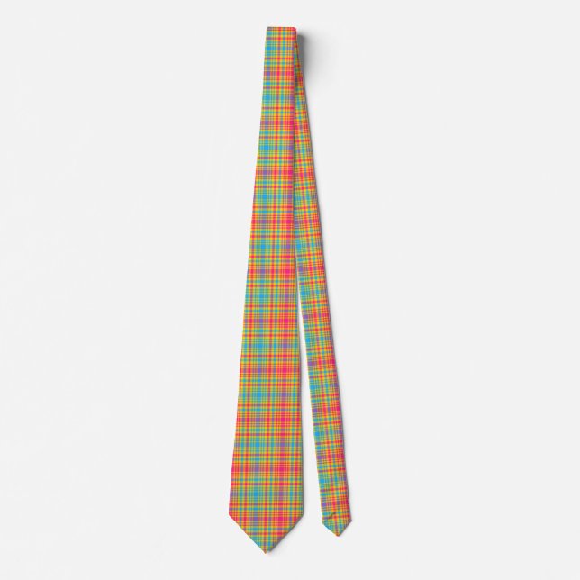 Sunny Days Plaid Tie (Front)