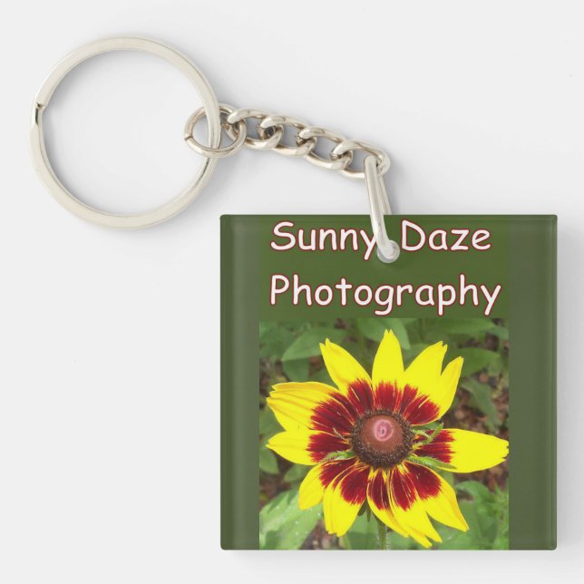 Sunny Daze Photography on a keychain (Front)