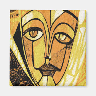 sunny face by gregory gallo magnet