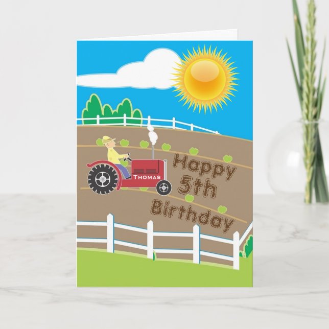 Sunny Farm Card (Front)