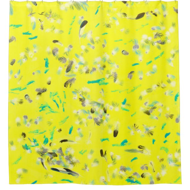 Sunny Flight Shower curtain (Front)