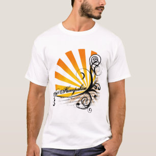 Sunny Floral Graphic New Hampshire T-Shirt