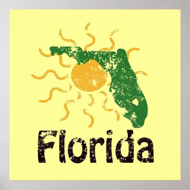 Sunny Florida Poster (Front)