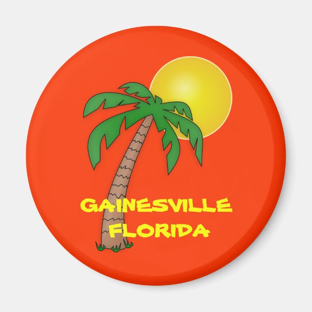 Sunny GAINESVILLE FLORIDA refrigerator magnet (Front)