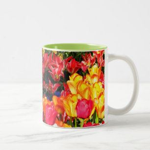 Sunny Garden Two-Tone Coffee Mug