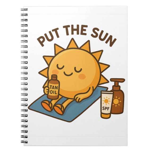 Sunny Glow Time Notebook (Front)