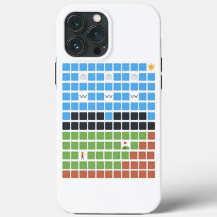 Sunny Golf Course (Emoji Art) iPhone 13 Pro Max Case