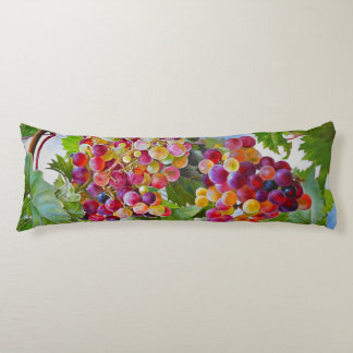 Sunny Grapevine – Colourful Grapes Still Life Pain Body Pillow
