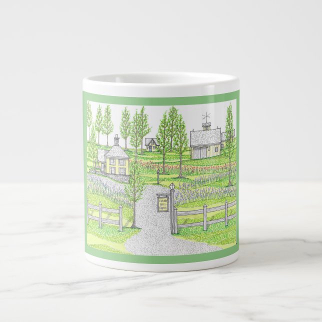 Sunny Hill Farm Green Jumbo Mug (Devant)
