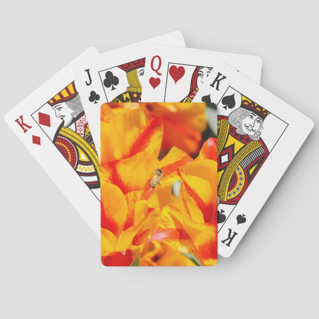 Sunny Honey Bee  Playing Cards (Back)
