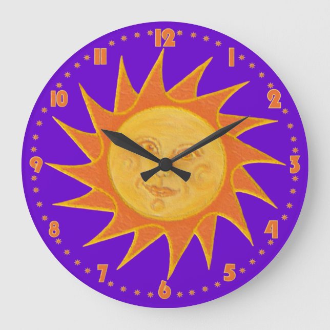 Sunny Hours Large Clock (Front)