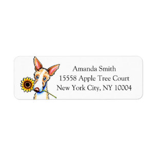 Sunny Ibizan Hound Off-Leash Art™ Custom