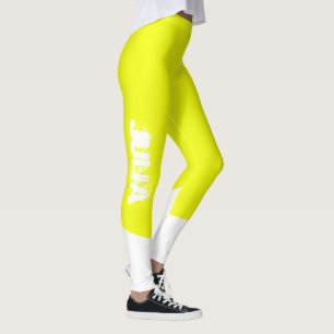 Sunny Julia Ajouter Votre Nom Leggings Art Abstrai