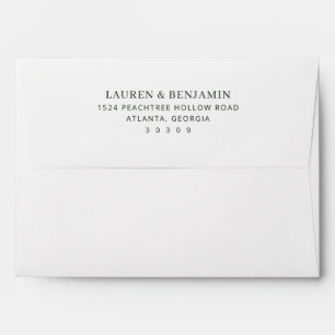 Sunny Lemon Wedding Envelope