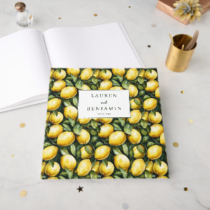 Sunny Lemon Wedding Guest Book