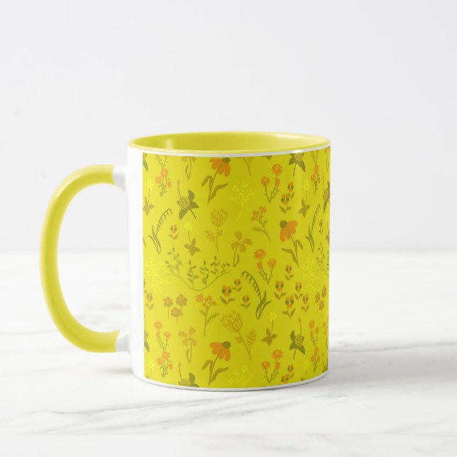 Sunny Meadow Flowers   Mug (Left)