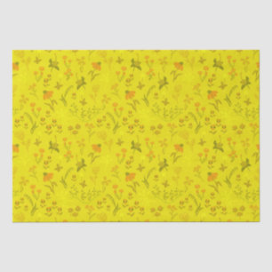 Sunny Meadow Flowers Tissue Paper