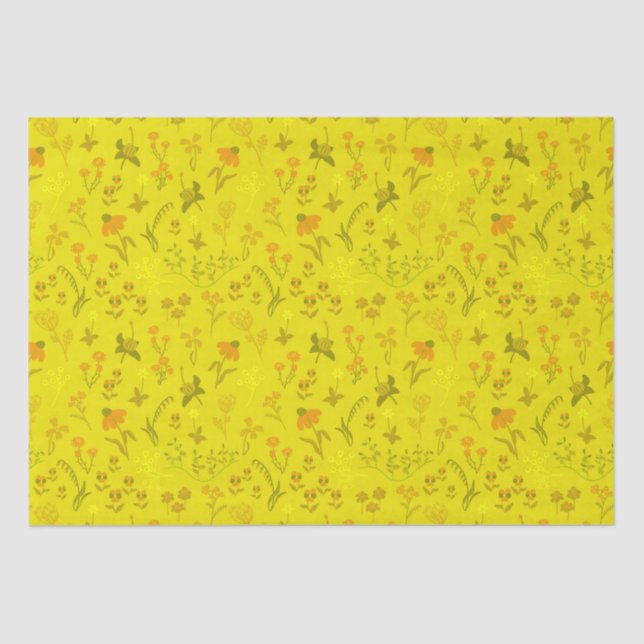 Sunny Meadow Flowers  Tissue Paper (Front)