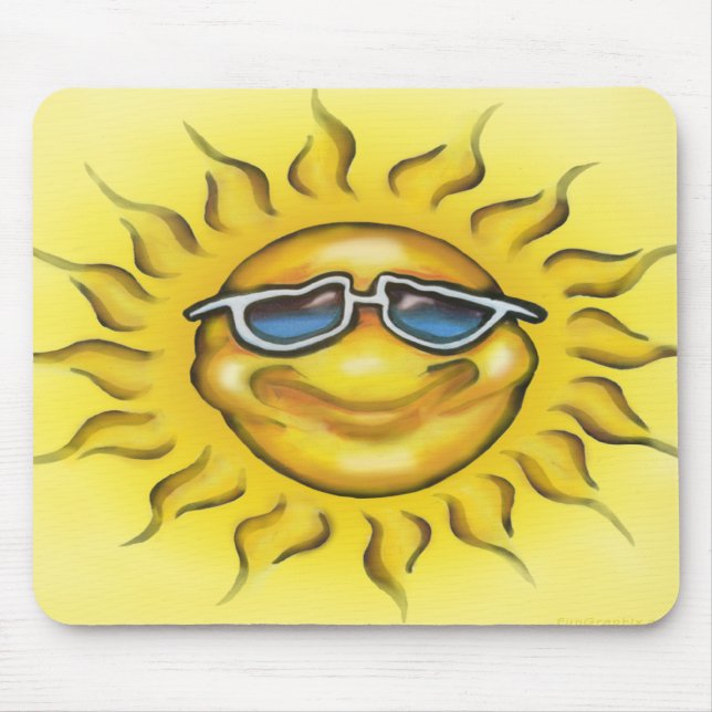Sunny Mouse Pad (Front)