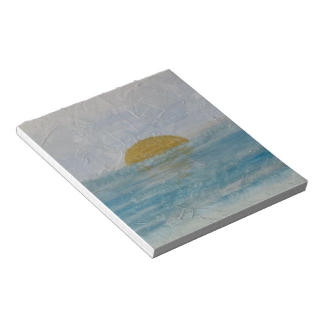  Sunny Ocean Watercolor Notepad (Angled)