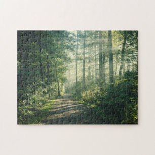 Sunny October Morning in Hamburg Jigsaw Puzzle