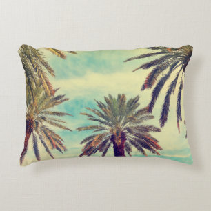 Sunny Palm Plantation: Cultivated Oasis. Accent Pillow