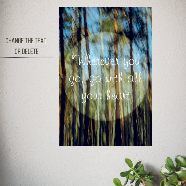 Sunny pine forest poster (Creator Uploaded)