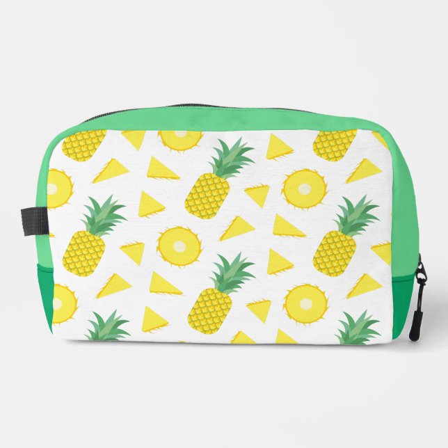 Sunny pineapples. dopp kit (Front)