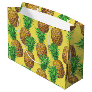 Sunny pineapples large gift bag