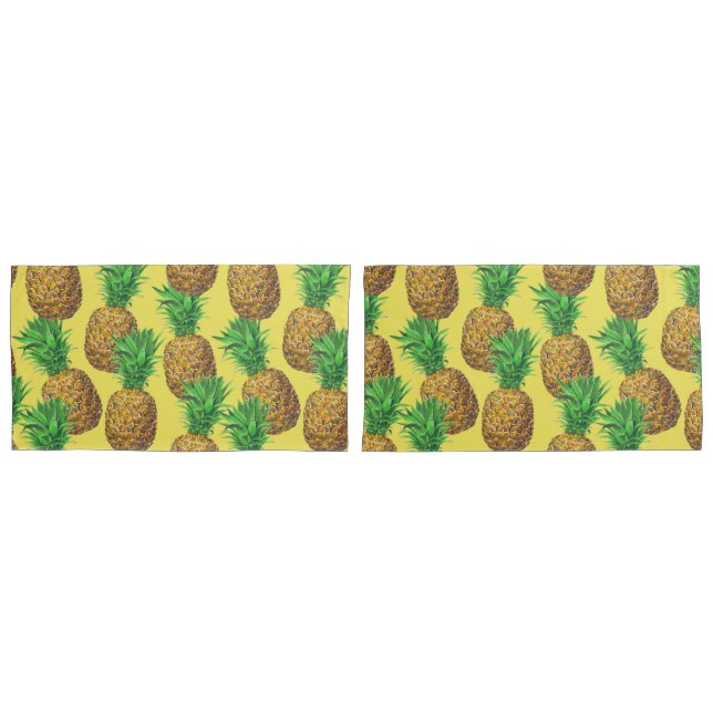 Sunny pineapples pillowcase (Front-Set)