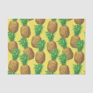 Sunny pineapples tissue paper
