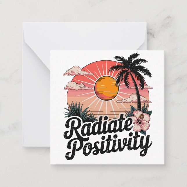 Sunny Positive Scene Card (Front)