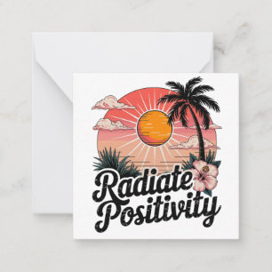 Sunny Positive Scene Card