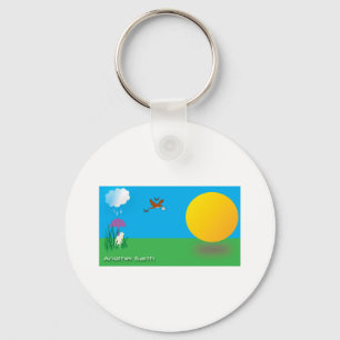 Sunny-Rainy Day Keychain