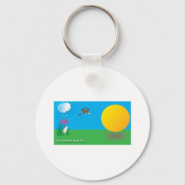 Sunny-Rainy Day Keychain (Front)