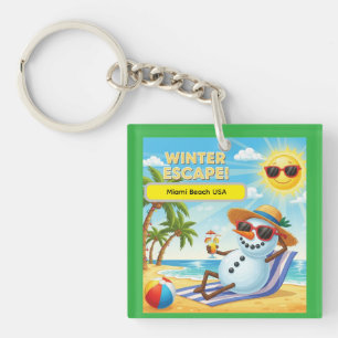 Sunny Sands Resort Keychain