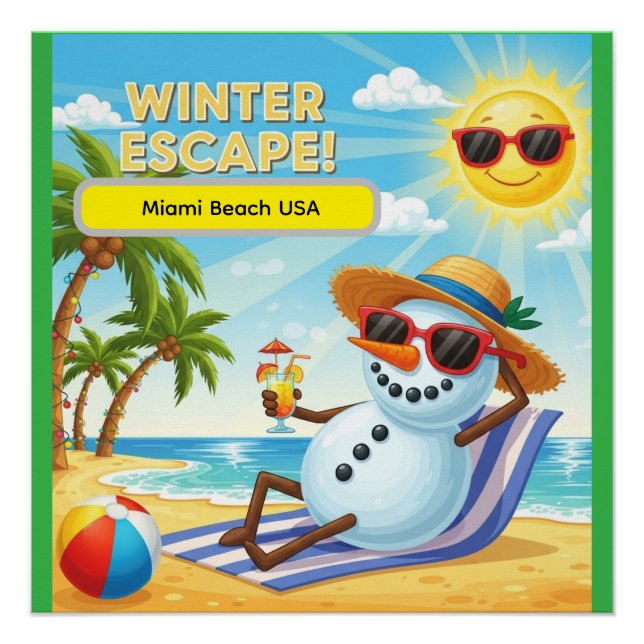 Sunny Sands Resort Poster (Front)