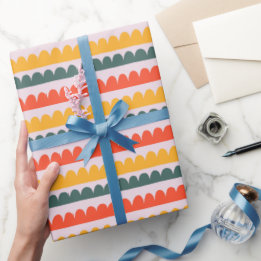 Sunny Scallops Wrapping Paper